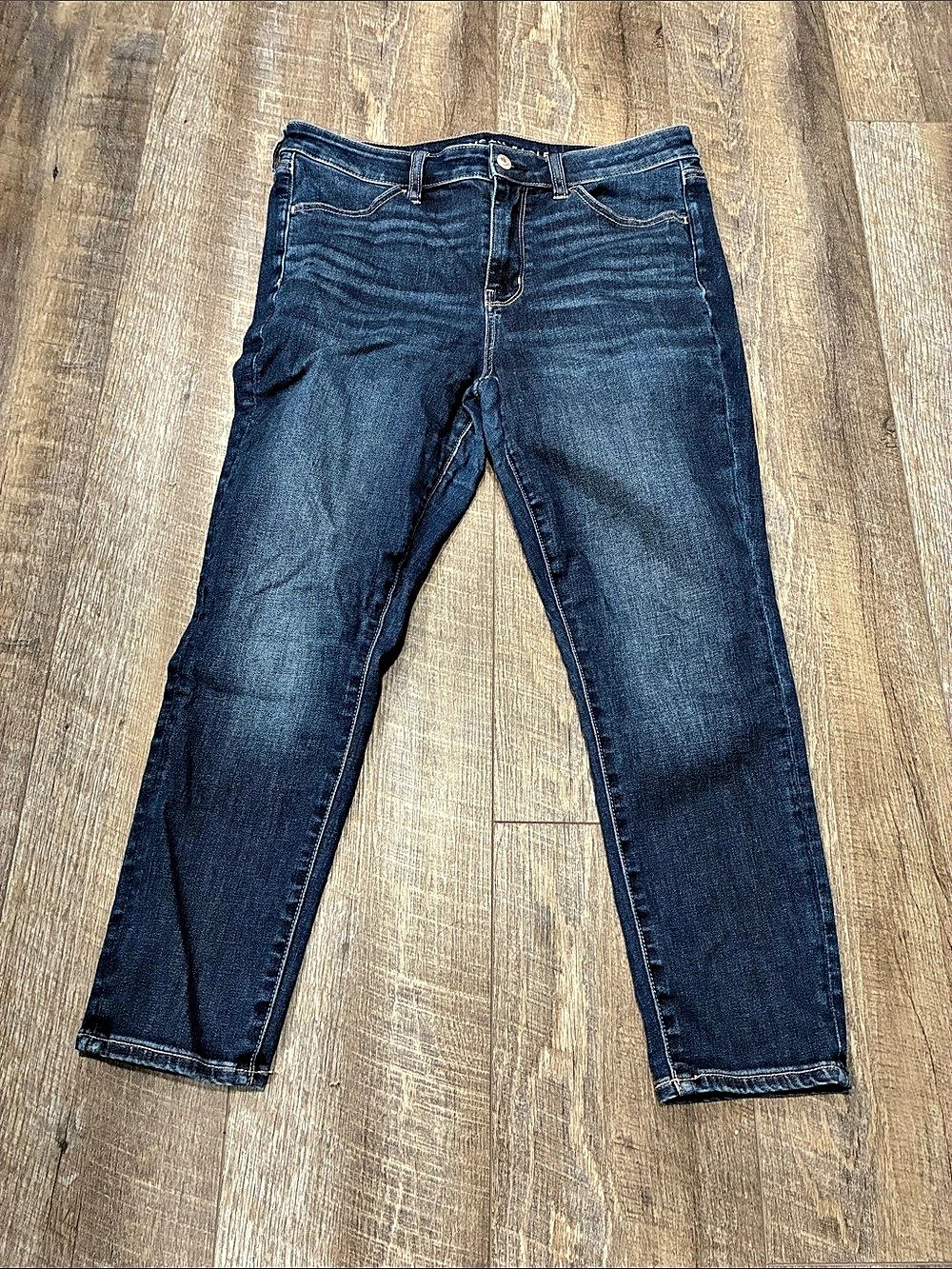 American Eagle High-Rise Jegging Crop Blue size 12 short